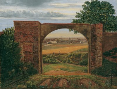 The Cemetery Gate (Cemetery near Vienna) by Thomas Ender