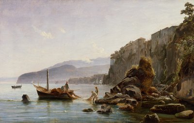 Fishermen at Sorrento by Thomas Fearnley