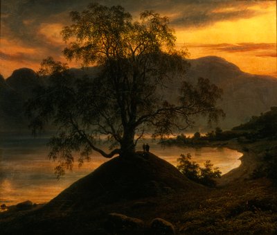 Slindrebirken by Thomas Fearnley