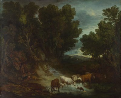 The Watering Place by Thomas Gainsborough