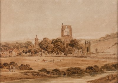 Kirkstall Abbey by Thomas Girtin