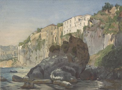 Houses at Sorrento by Thomas Hartley Cromek