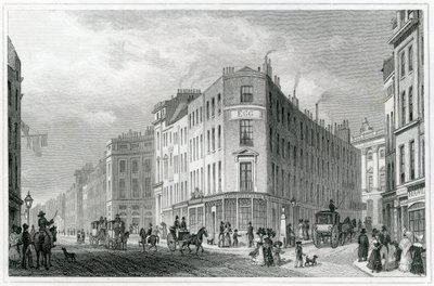 Piccadilly, from Coventry Street, 1830 by Thomas Hosmer Shepherd