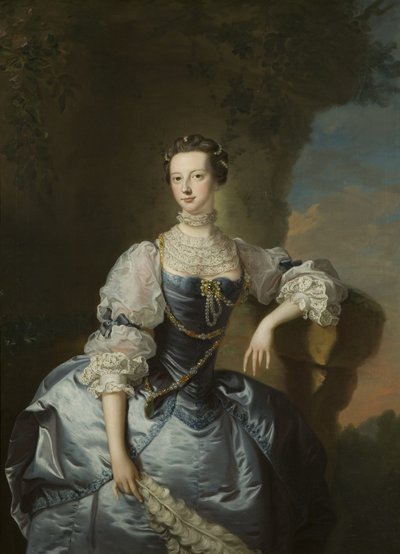 Portrait of Mrs Emma Harvey by Thomas Hudson