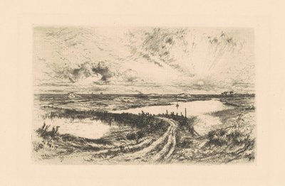 Sunrise—The Pond, Easthampton, Long Island by Thomas Moran