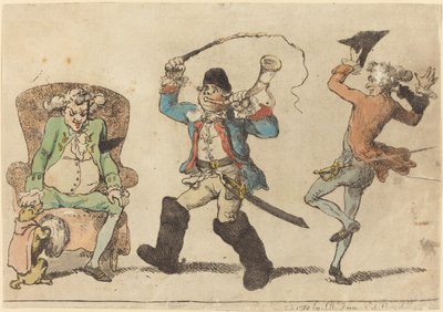 A Frenchman in November by Thomas Rowlandson
