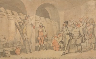 Alterations in the Ale Cellar at Bullstrode by Thomas Rowlandson