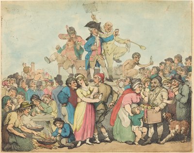 Dr. Botherum, the Mountebank by Thomas Rowlandson