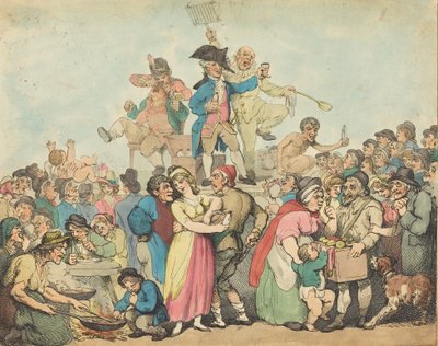 Dr. Botherum, the Mountebank by Thomas Rowlandson