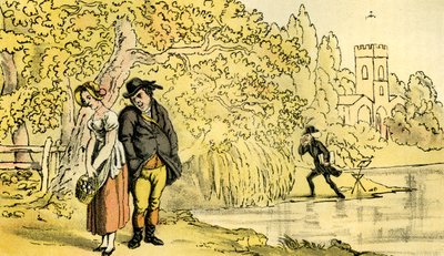 Dr Syntax Making a Discovery by Thomas Rowlandson