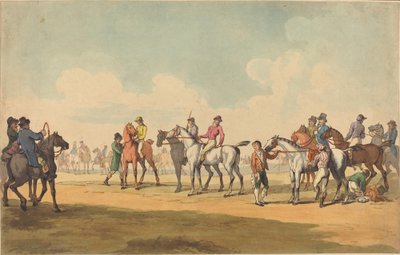 The Course, probably 1789 by Thomas Rowlandson