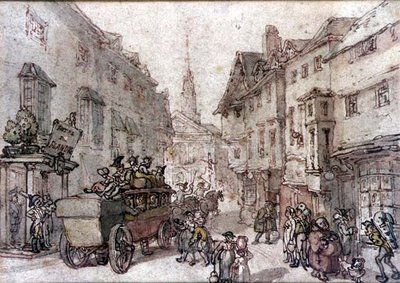 The Diligence by Thomas Rowlandson