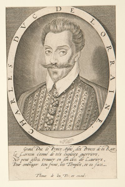 Charles, Duke of Lorraine by Thomas de Leu