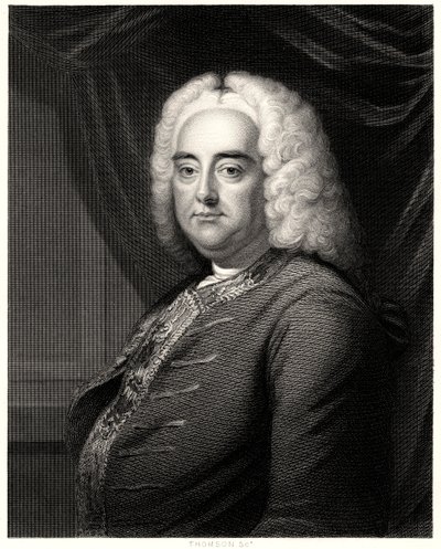 George F Handel by Thomson Scot