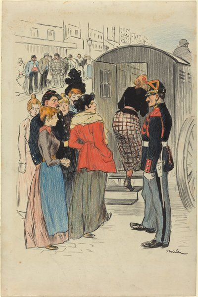 The Roundup, 1893 by Théophile Alexandre Steinlen