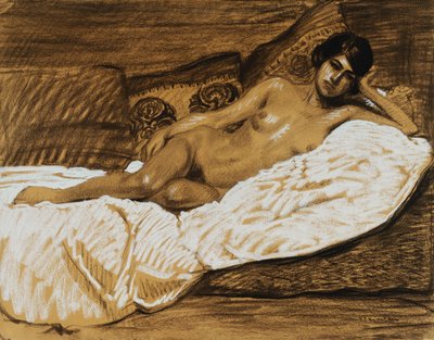 Nude Outstretched by Théophile Alexandre Steinlen