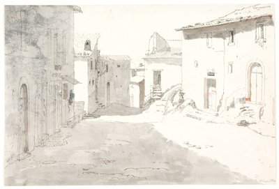 Street Scene. Civitella by Thorald Læssøe