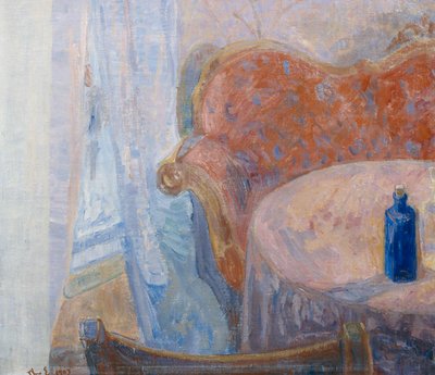 Blue Carafe by Thorvald Erichsen
