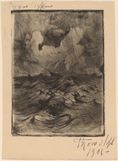 Storm at Sea by Thorvald Simeon Niss