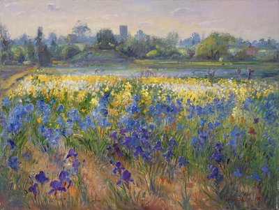 Blue Haze at Burgate by Timothy Easton