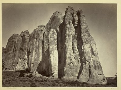 The South Side of Inscription Rock, 1873 by Timothy OSullivan