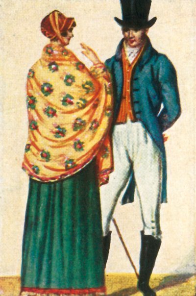 19th century fashion - Paris by Unbekannt