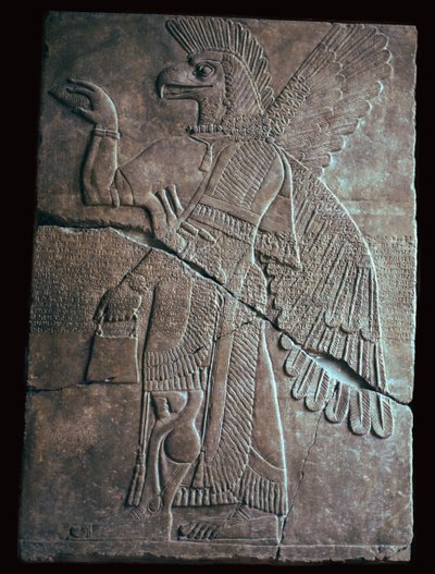 A Protective Assyrian Genie by Unbekannt