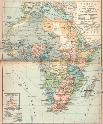 Africa Political by Unbekannt
