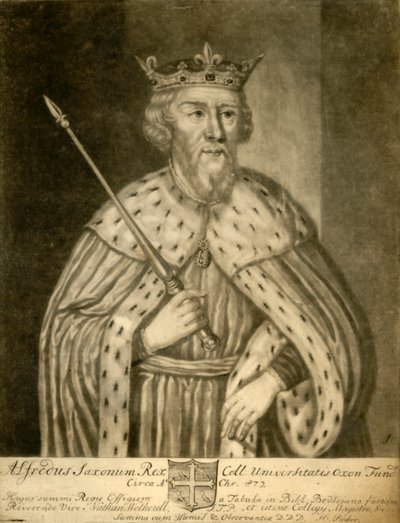 Alfred the Great, 1712 by Unbekannt