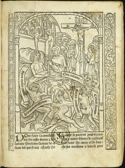 Ars moriendi The Art of Dying (1496) by Unbekannt