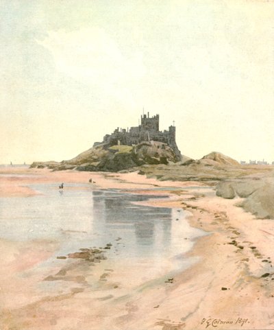Bamborough Castle, 1891, c1900 by Unbekannt