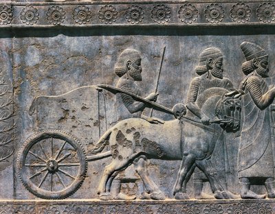 Bas-relief, Persian art, 6th century by Unbekannt