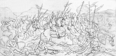 Battle of Hastings, 1066 by Unbekannt