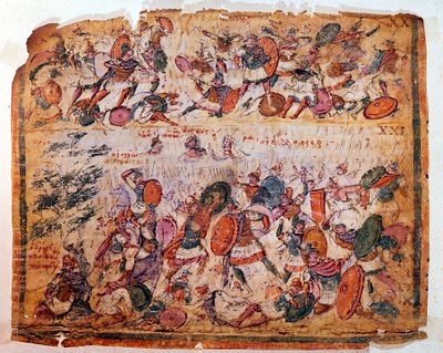 Battle scene from Homer
