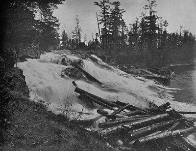 Big Falls, Peshtigo River, Wis. by Unbekannt