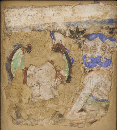 Bodhisattvas and Monks, from Cave 224 by Unbekannt