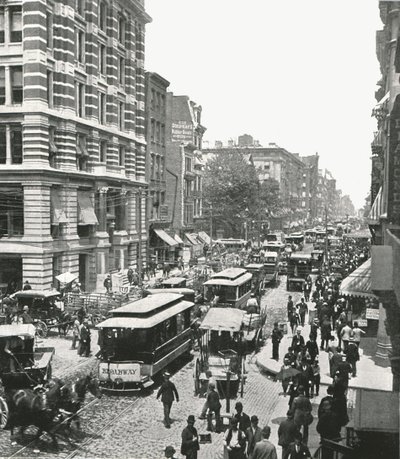 Broadway, New York, USA, 1895 by Unbekannt