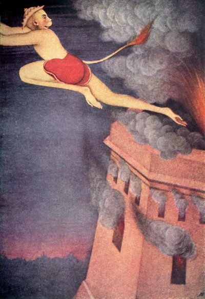 Burning of Lanka by Unbekannt