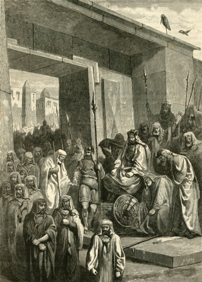 Cambyses and Psammetichus, 1890 by Unbekannt