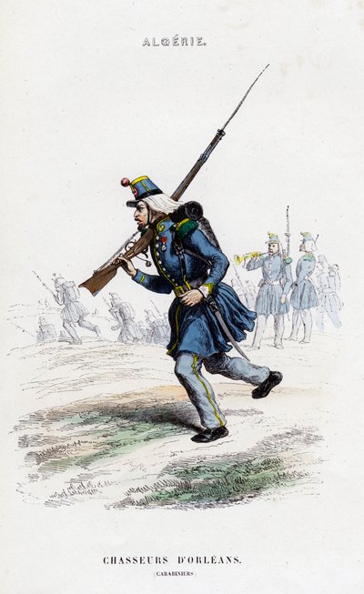 Carabineers, French Army in Algeria by Unbekannt