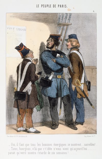 Cartoon relating to the Paris Commune by Unbekannt