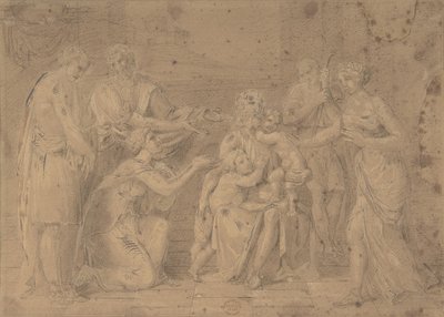 Christ and the Children by Unbekannt