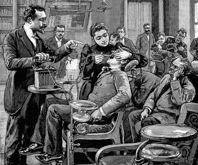 Clinic at the School of Dentistry, Paris, 1892 by Unbekannt