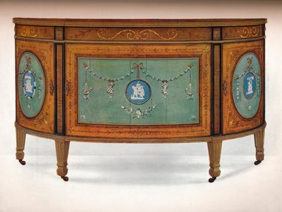 Commode of Lunette Form by Unbekannt