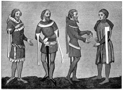 Costume of the 14th Century, 1910 by Unbekannt