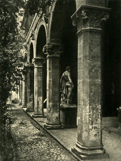 Courtyard of the Palazzetto Venezia, Rome, Italy by Unbekannt