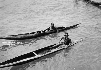 Diving boys, Sierra Leone, 20th century by Unbekannt