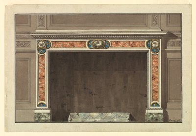 Elevation of a Mantelpiece by Unbekannt