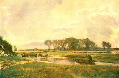 Driving The Cows, Hampshire by Unbekannt