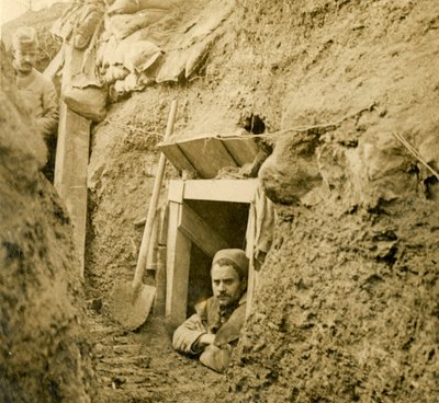 Entrance to a Dug-Out Shelter by Unbekannt